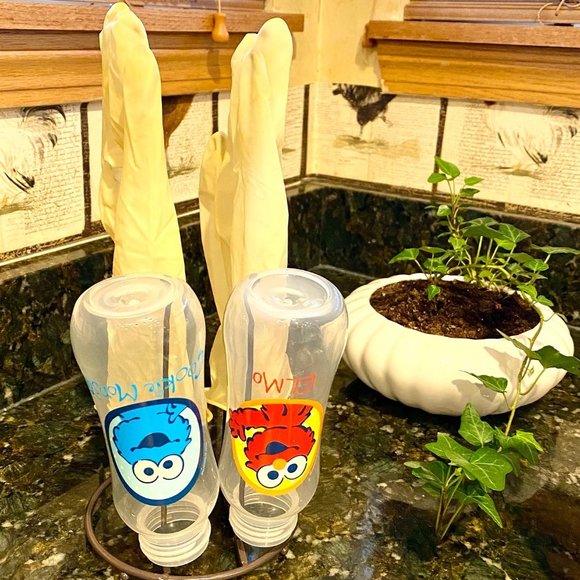 Kitchen Glove-Drying Rack Stand Plastic Silicone Bag Baby Water Bottle NEW NIP - Picture 4 of 11